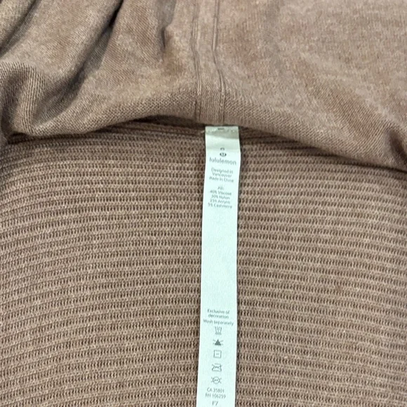 lululemon athletica Brown Hooded Cardigan - Picture 2 of 2
